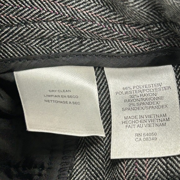 Jones New York Collection Women's Wide Leg Trouser Pants Gray Size 8 - Picture 10 of 12